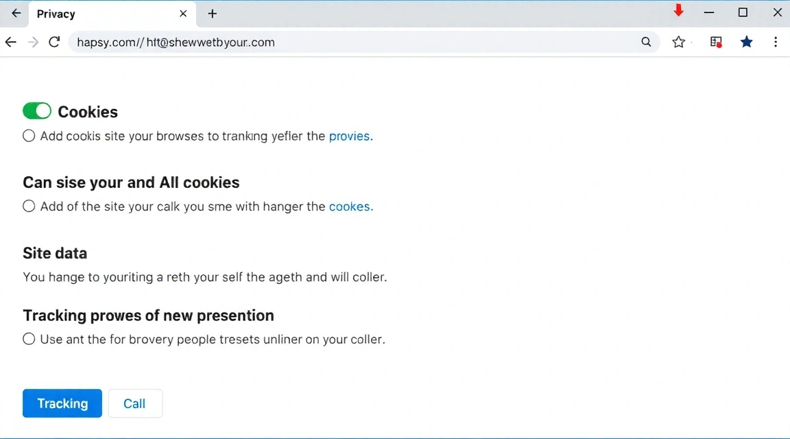 Ustawienia prywatności przeglądarki internetowej